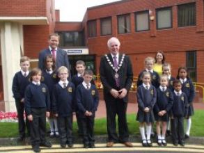 School Council visit Dungannon Council Offices.